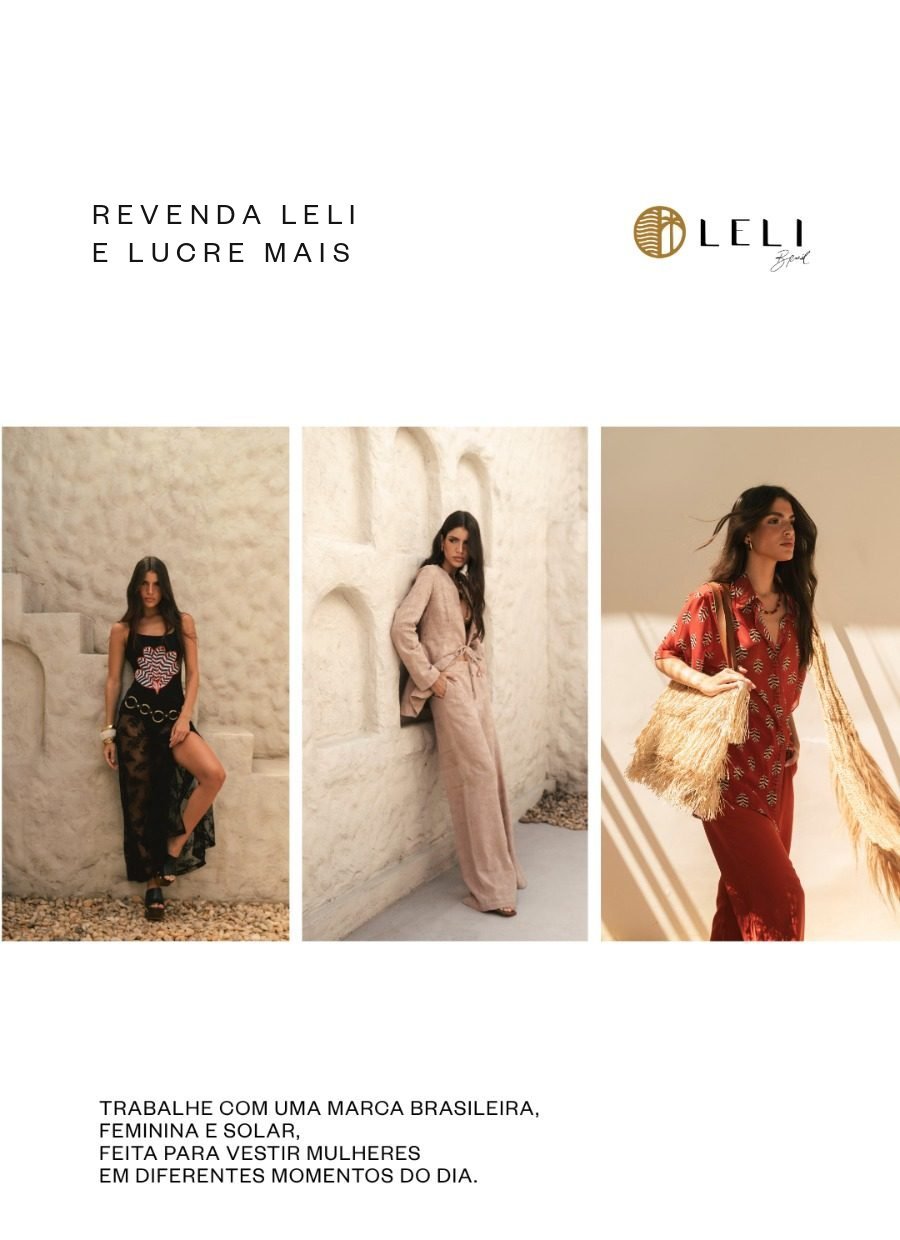 Revenda Leli e lucre mais: três looks da coleção